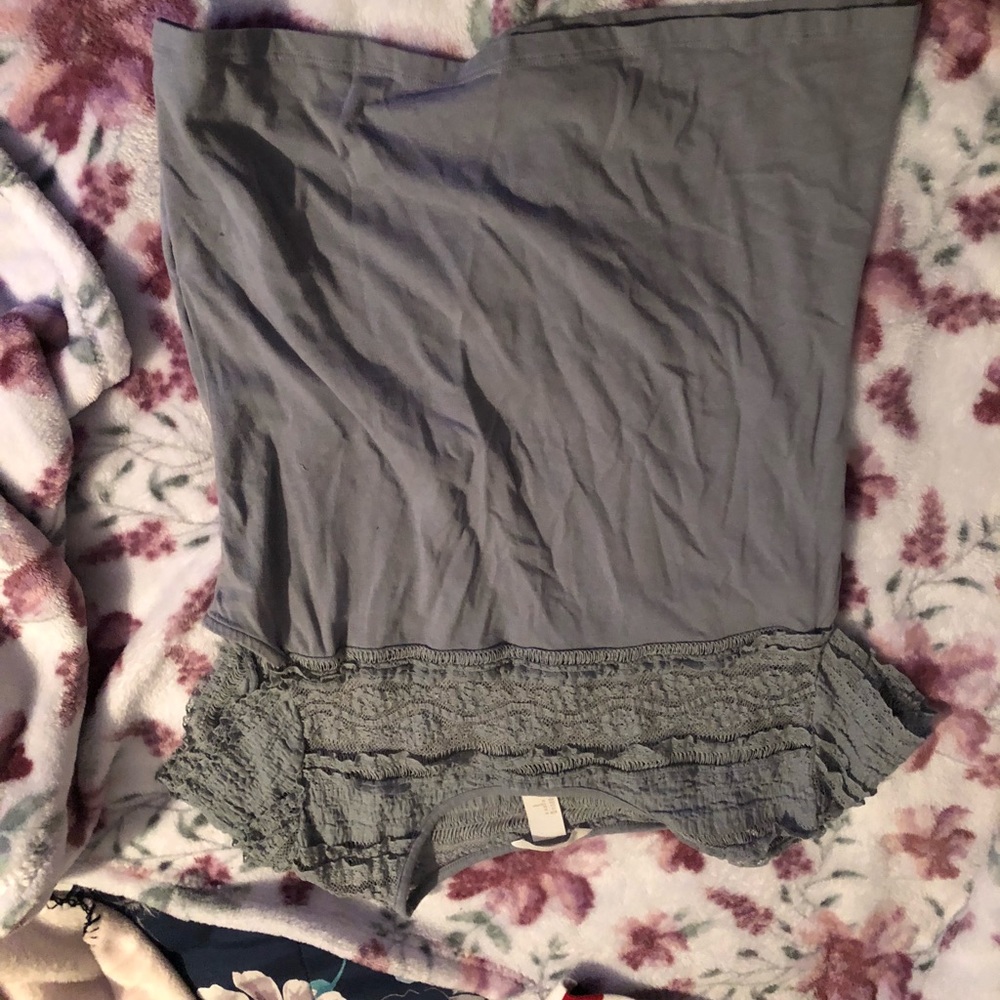 Short sleeve shirt lace